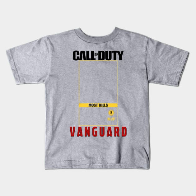 COD Most Kills MVP Kids T-Shirt by BobJ